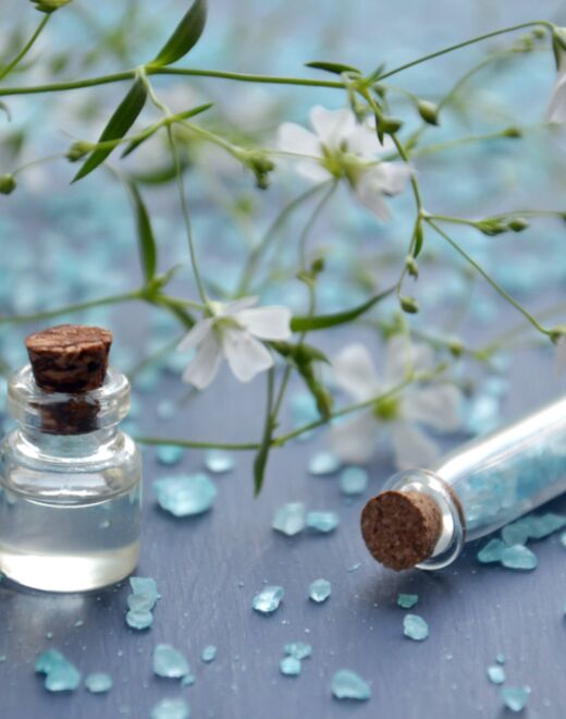 Aceites esenciales y sales minerales de aromaterapia